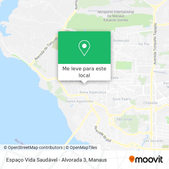 Espaço Vida Saudável - Alvorada 3 mapa