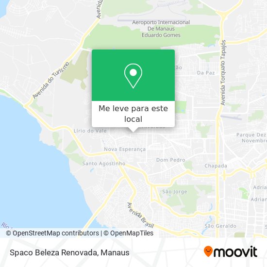 Spaco Beleza Renovada mapa