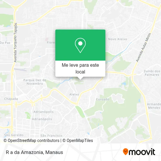 R a da Amazonia mapa