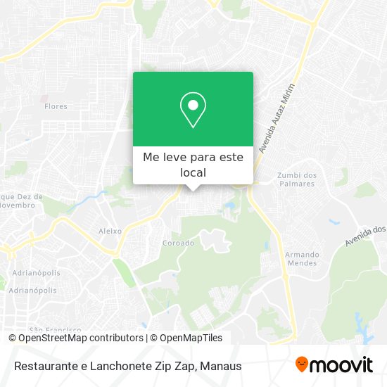 Restaurante e Lanchonete Zip Zap mapa