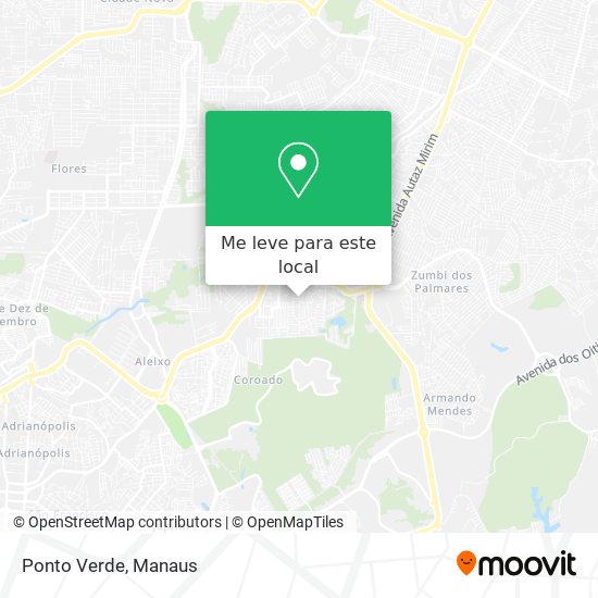 Ponto Verde mapa