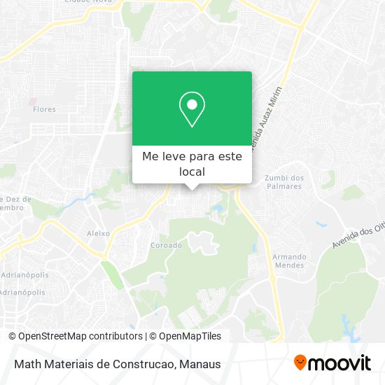 Math Materiais de Construcao mapa