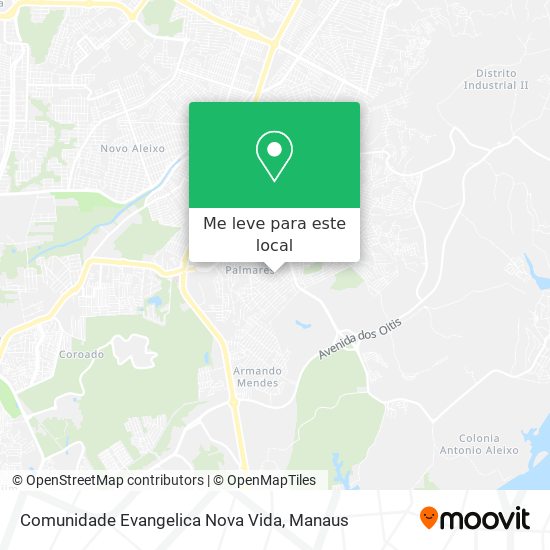 Comunidade Evangelica Nova Vida mapa