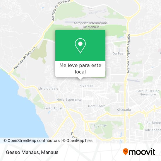 Gesso Manaus mapa