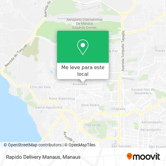 Rapido Delivery Manaus mapa