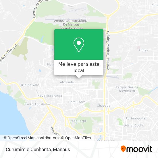 Curumim e Cunhanta mapa