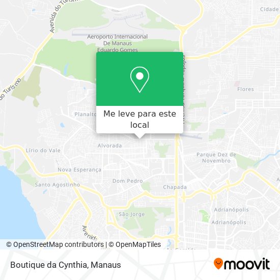Boutique da Cynthia mapa