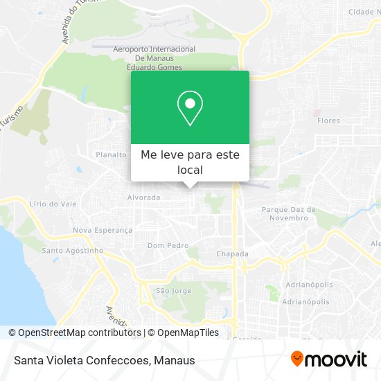 Santa Violeta Confeccoes mapa