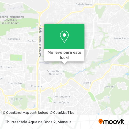 Churrascaria Agua na Boca 2 mapa