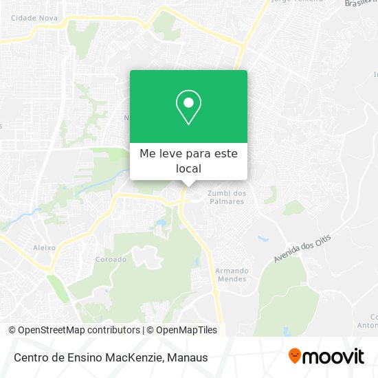 Centro de Ensino MacKenzie mapa