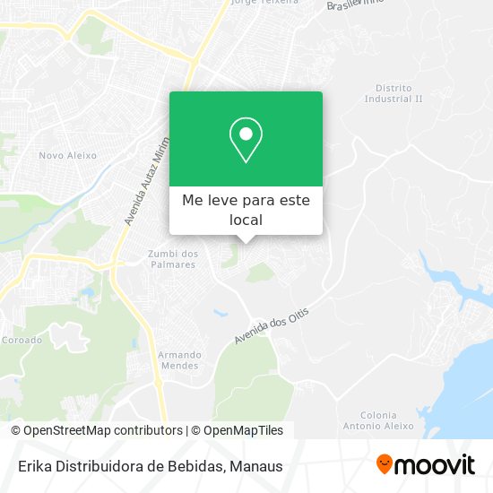 Erika Distribuidora de Bebidas mapa