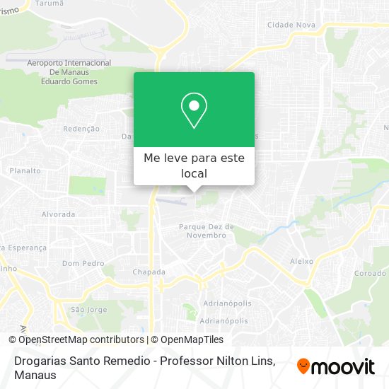 Drogarias Santo Remedio - Professor Nilton Lins mapa