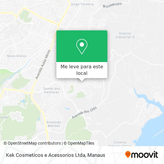 Kek Cosmeticos e Acessorios Ltda mapa