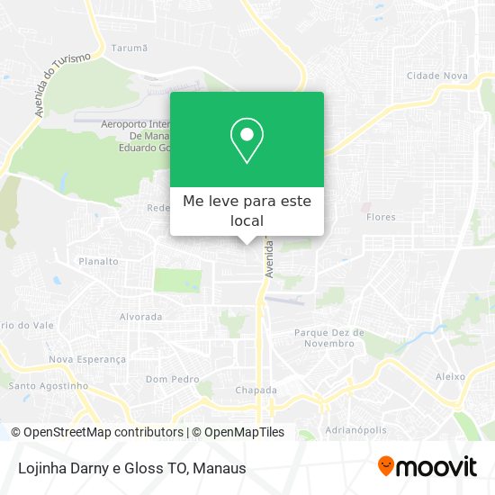 Lojinha Darny e Gloss TO mapa