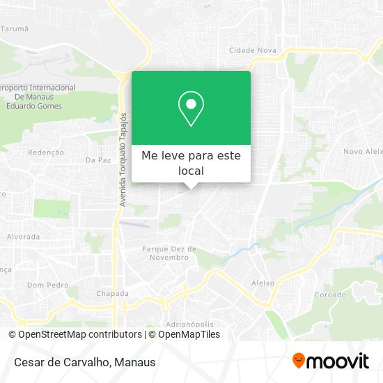 Cesar de Carvalho mapa