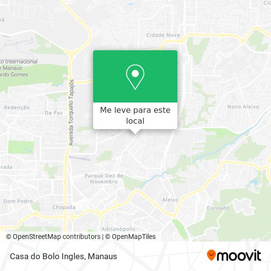 Casa do Bolo Ingles mapa
