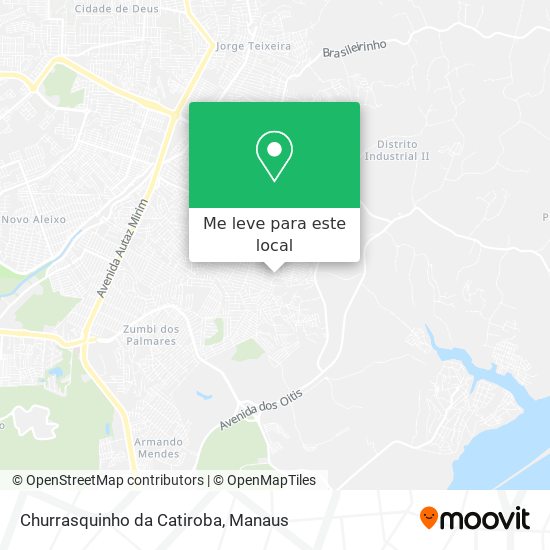 Churrasquinho da Catiroba mapa