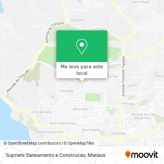 Supriete Saneamento e Construcao mapa