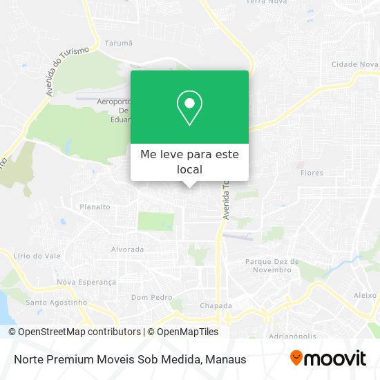 Norte Premium Moveis Sob Medida mapa