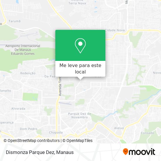 Dismonza Parque Dez mapa