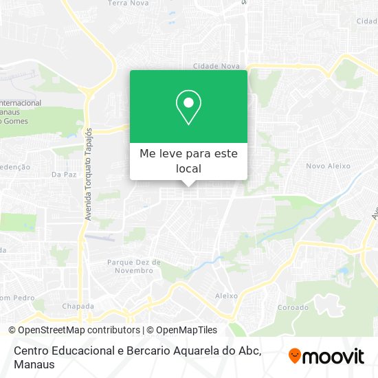 Centro Educacional e Bercario Aquarela do Abc mapa