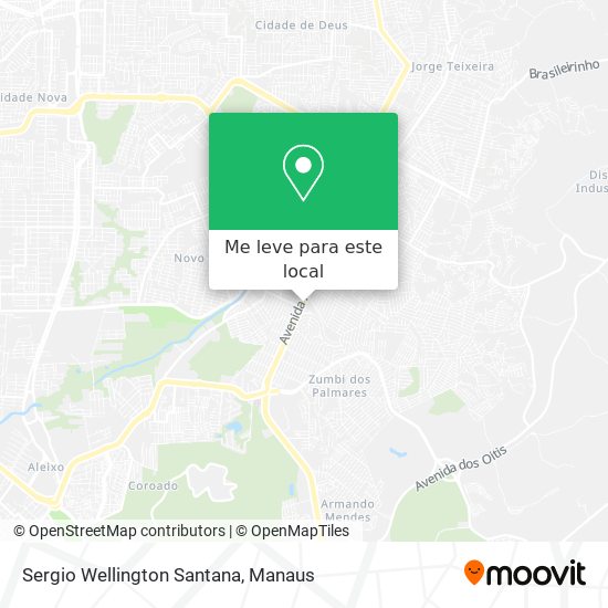 Sergio Wellington Santana mapa