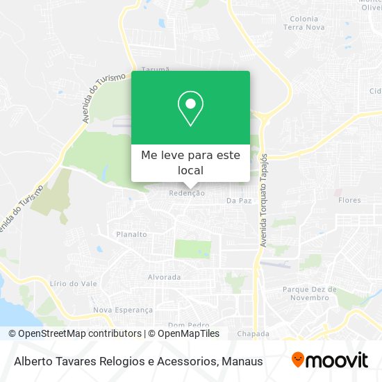 Alberto Tavares Relogios e Acessorios mapa