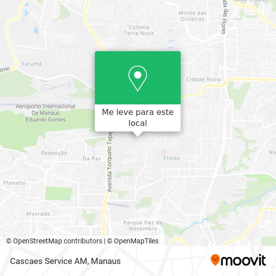 Cascaes Service AM mapa