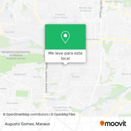 Augusto Gomes mapa