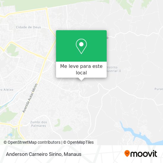Anderson Carneiro Sirino mapa