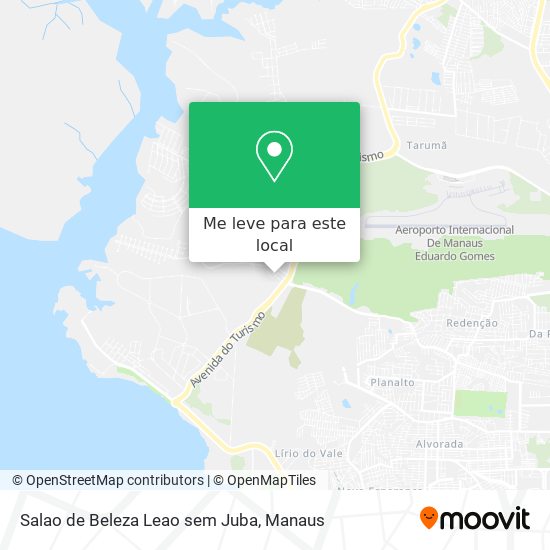 Salao de Beleza Leao sem Juba mapa