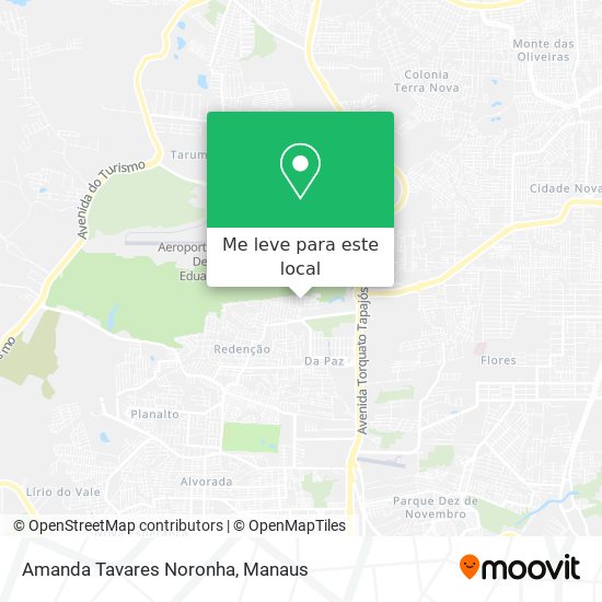 Amanda Tavares Noronha mapa