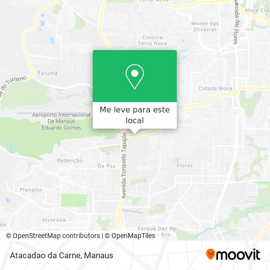 Atacadao da Carne mapa