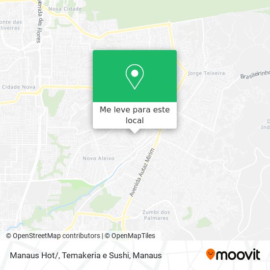 Manaus Hot/, Temakeria e Sushi mapa