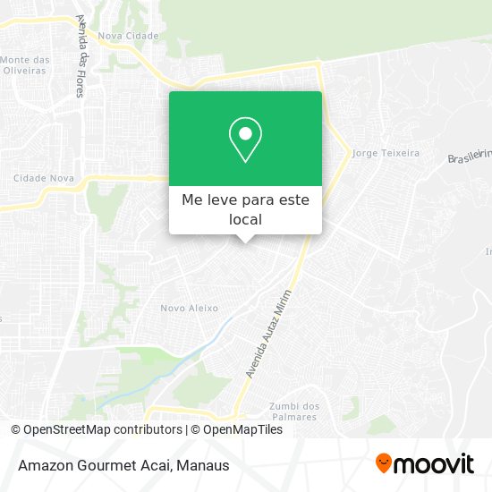Amazon Gourmet Acai mapa