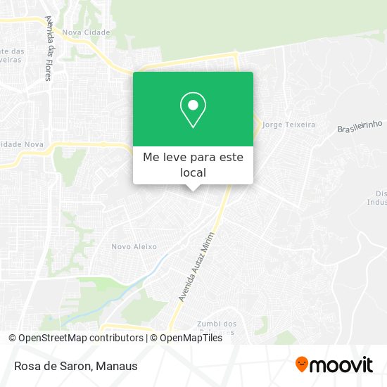 Rosa de Saron mapa