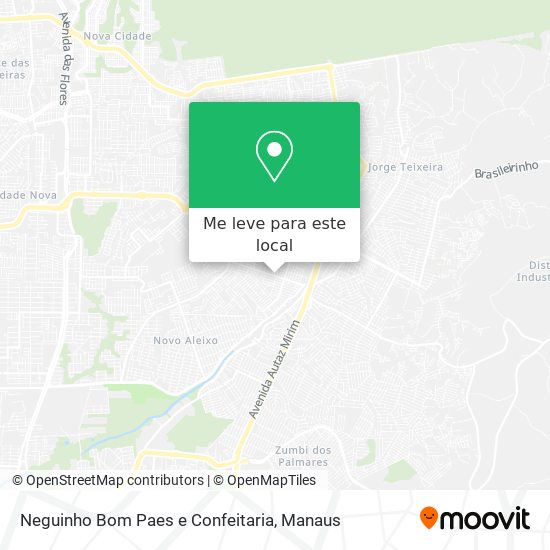 Neguinho Bom Paes e Confeitaria mapa