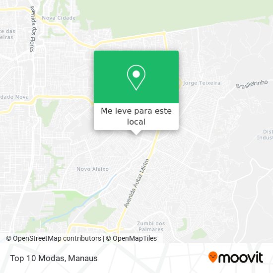 Top 10 Modas mapa