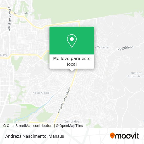 Andreza Nascimento mapa