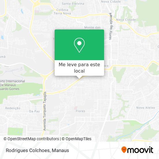 Rodrigues Colchoes mapa