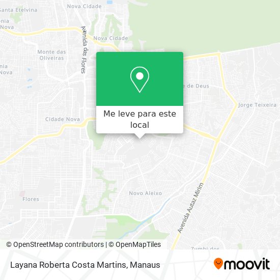 Layana Roberta Costa Martins mapa