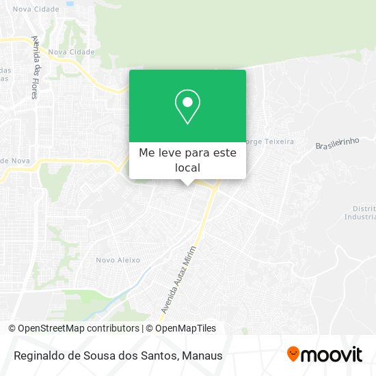 Reginaldo de Sousa dos Santos mapa