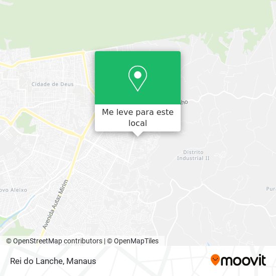 Rei do Lanche mapa