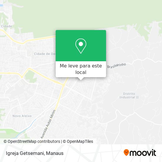 Igreja Getsemani mapa