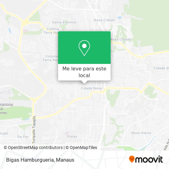 Bigas Hamburgueria mapa