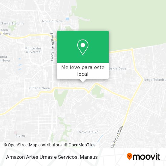 Amazon Artes Urnas e Servicos mapa
