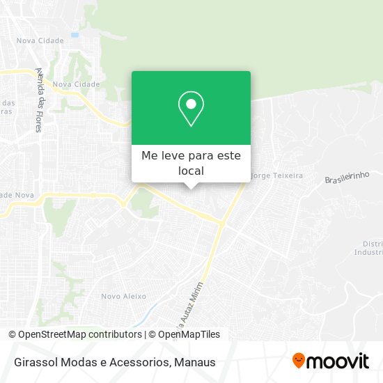 Girassol Modas e Acessorios mapa