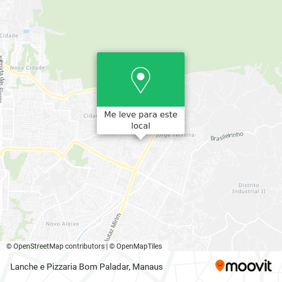 Lanche e Pizzaria Bom Paladar mapa