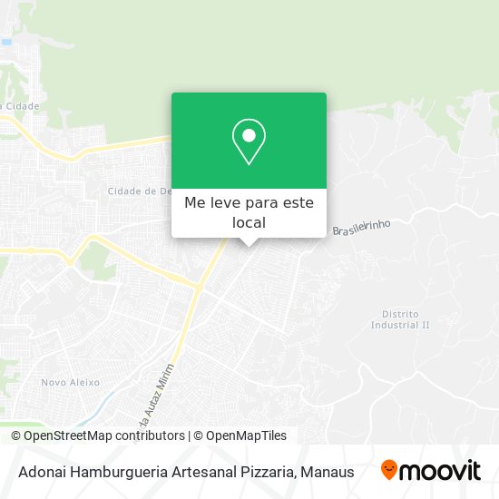 Adonai Hamburgueria Artesanal Pizzaria mapa
