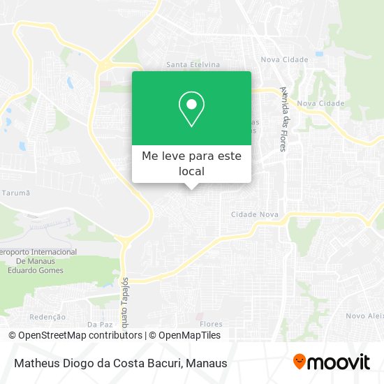 Matheus Diogo da Costa Bacuri mapa